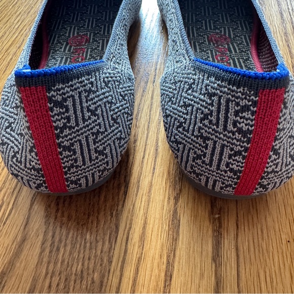 ROTHY'S | Women's The Loafer in blue and gray pattern SIZE 9 - Picture 5 of 8
